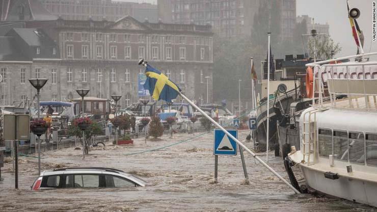  فيضانات بلجيكا