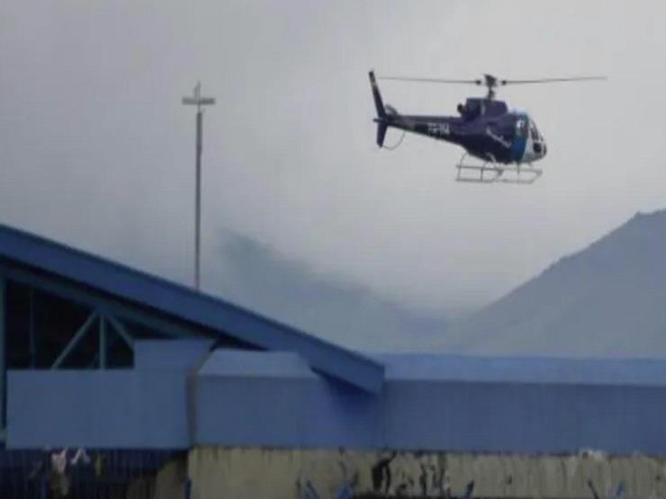  مروحية عسكرية تحلق فوق سجن في لاتاكونغا في الإكوا