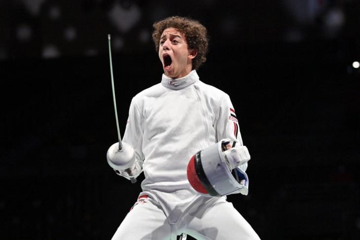 محمد السيد لاعب سلاح المبارزة - أولمبياد طوكيو