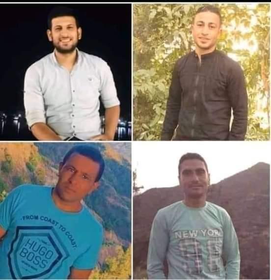 الشباب الأربعة ضحايا حرائق قبرص