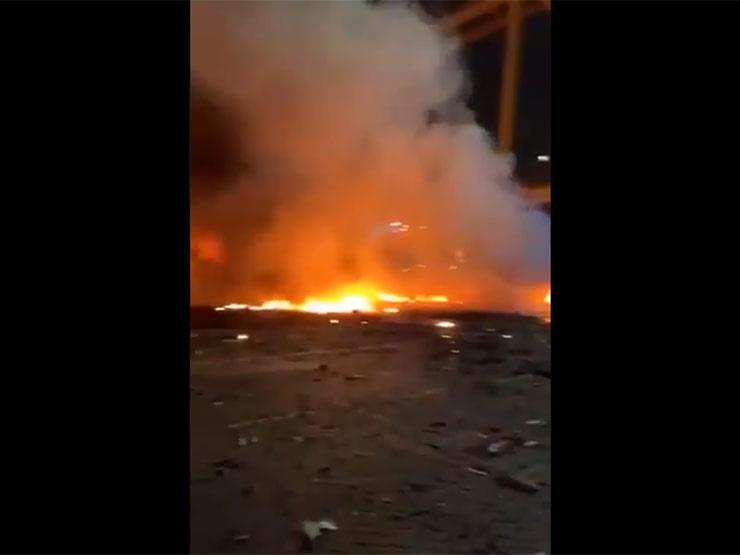 انفجار ميناء جبل علي في دبي