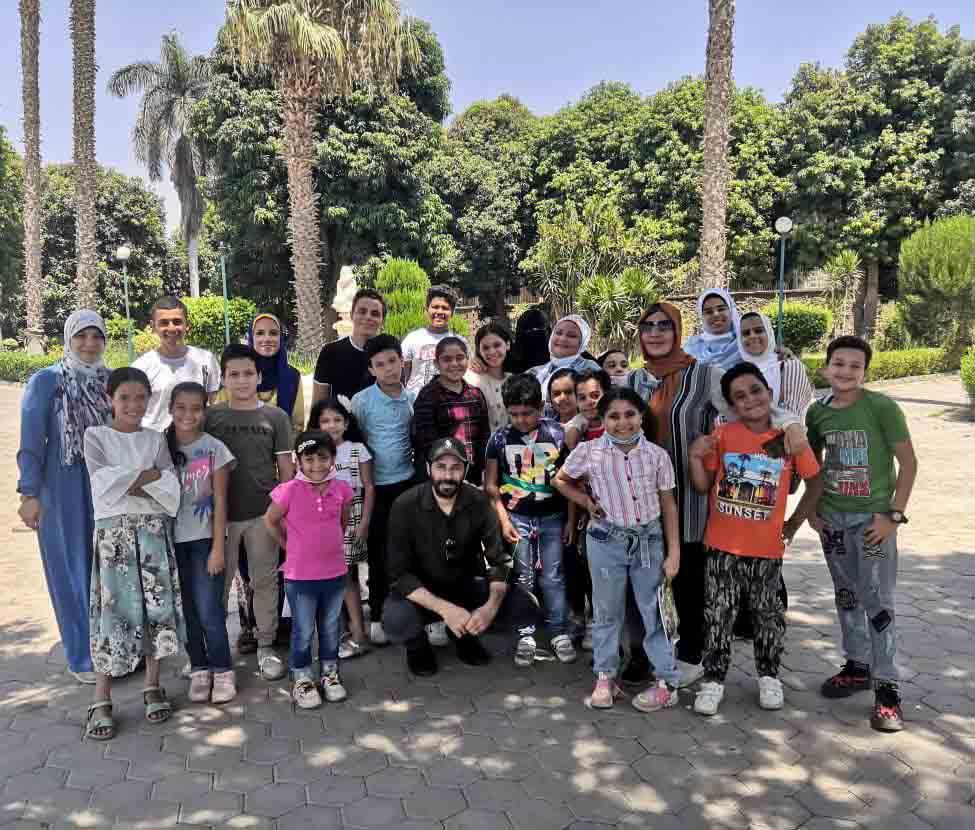 الأطفال في متحف ركن فاروق