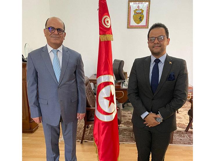 السفير التونسي بالقاهرة يستقبل رئيس مهرجان شرم الش