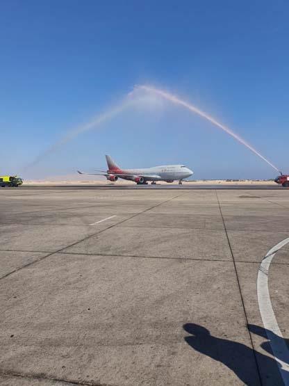مطار شرم الشيخ يستقبل أولى الرحلات الروسية