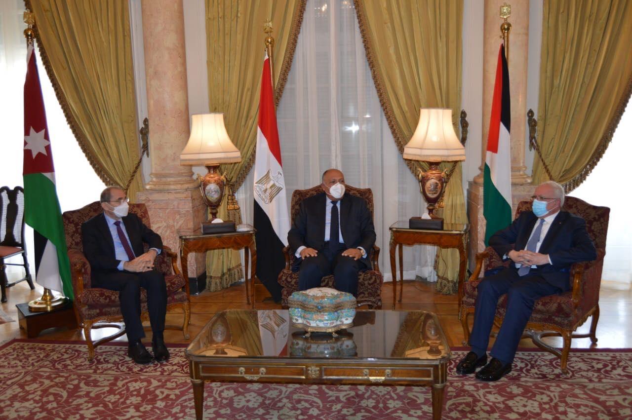 اجتماع ثلاثي مصري أردني فلسطيني غدًا بالقاهرة