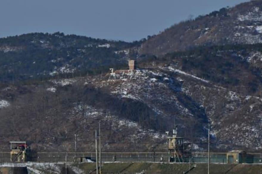  مركز مراقبة كوري شمالي كما يرى من كوريا الجنوبية 