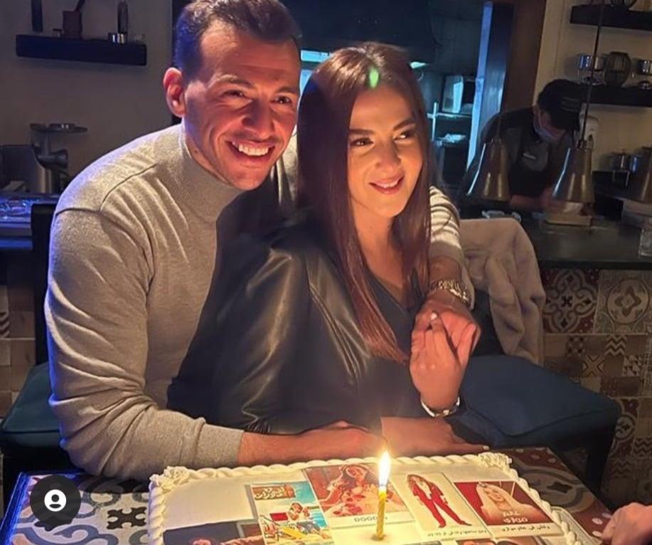 دنيا سمير غانم وزوجها