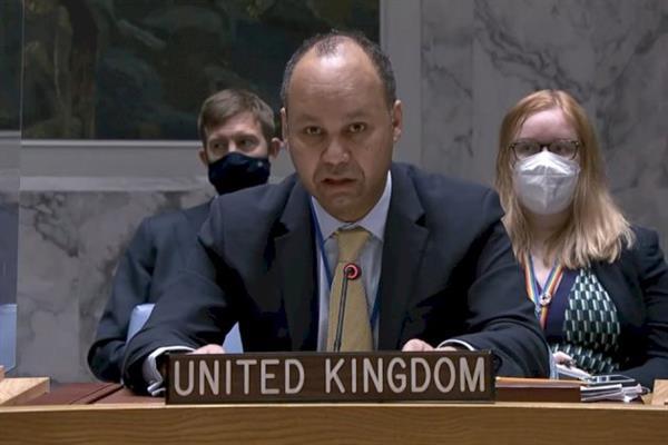 السفير البريطاني لدى الأمم المتحدة جيمس كاريوكي