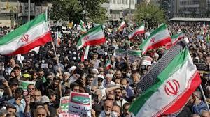 المتظاهرين في إيران ارشيفية