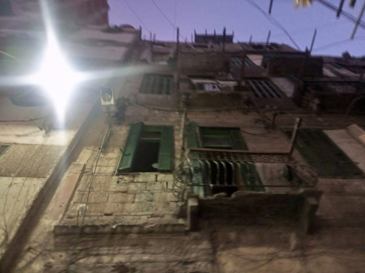 انهيار سقف عقار في الإسكندرية