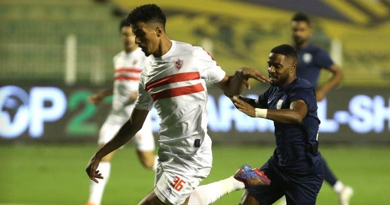 رفيق كابو من مباراة إنبي والزمالك