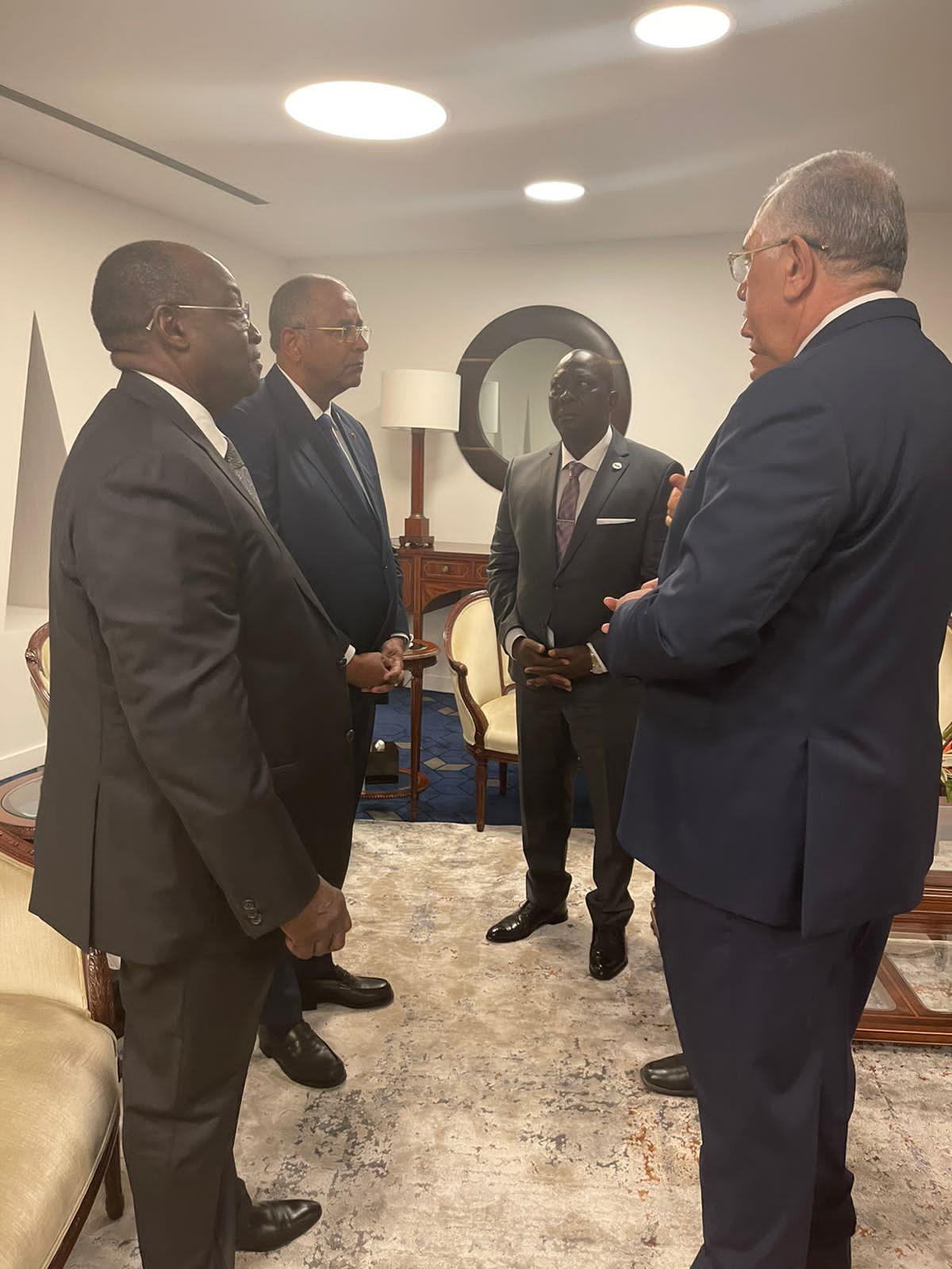 القصير يلتقي نائب رئيس الجمهورية الإيفواري