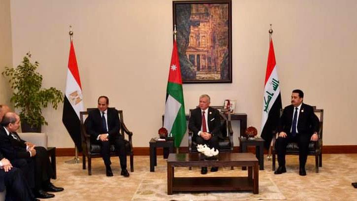التعاون الثلاثي بين مصر والأردن والعراق