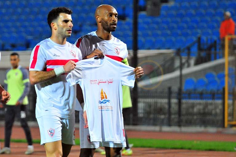 شيكابالا اثناء مباراة الزمالك