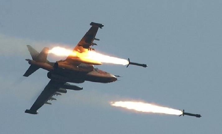 الطيران الحربي يدمر 4 أوكار لإرهابيي داعش