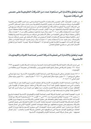 تقرير الرد على الإدعاءات بشأن أداء الاقتصاد المصري