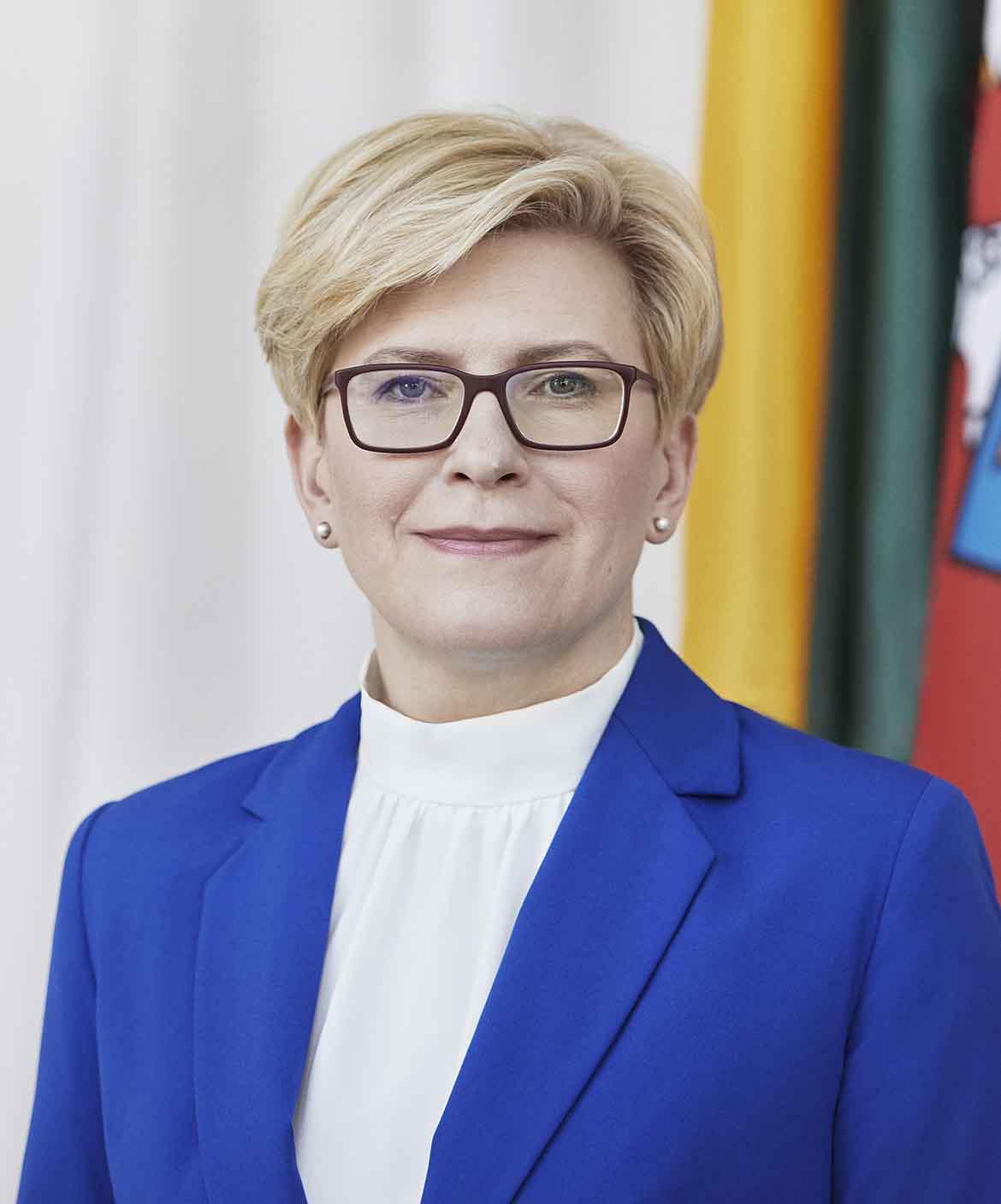 رئيسة الوزراء الليتوانية إنجريدا سيمونيتي