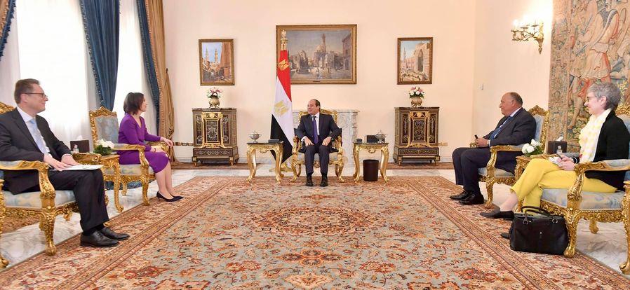 وزيرة خارجية ألمانيا مصر رسخت حرية العبادة والتسام