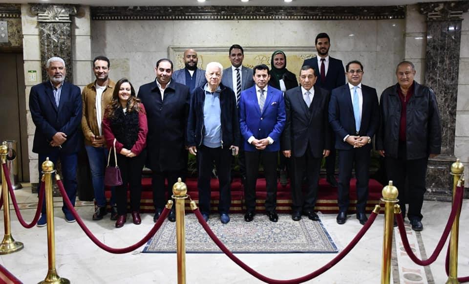 لقاء أشرف صبحي وزير الرياضة مع أعضاء مجلس إدارة ال