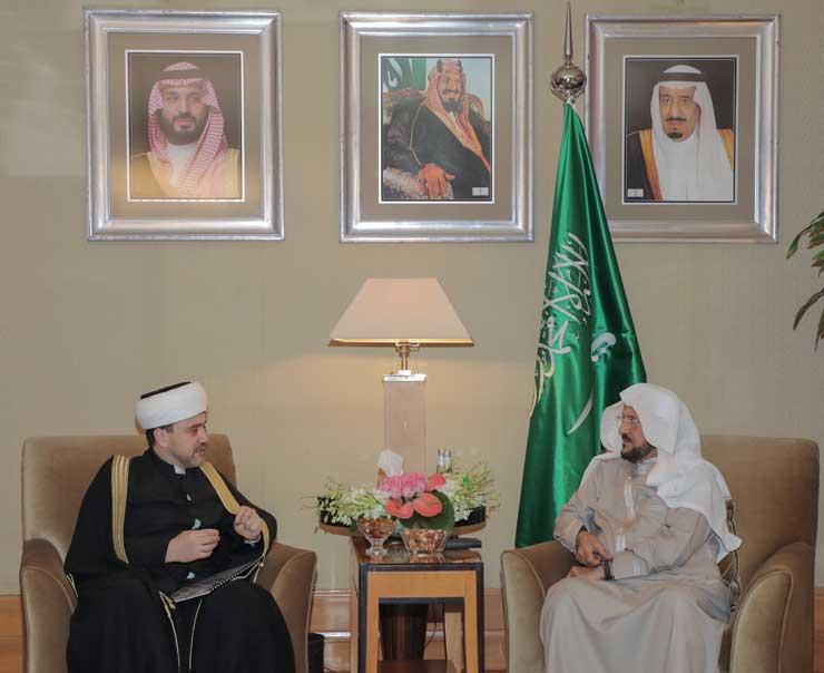 وزير الدعوة والإرشاد السعودي يلتقي نائب رئيس الإدا