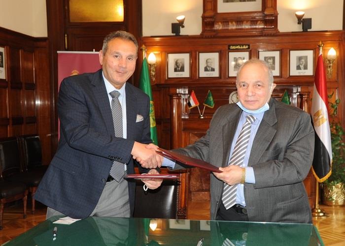 خلال توقيع بروتوكول التعاون بين بنك مصر واتحاد الم