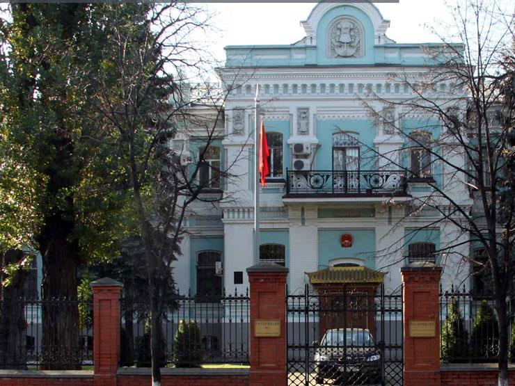 السفارة الصينية في كييف بأوكرانيا