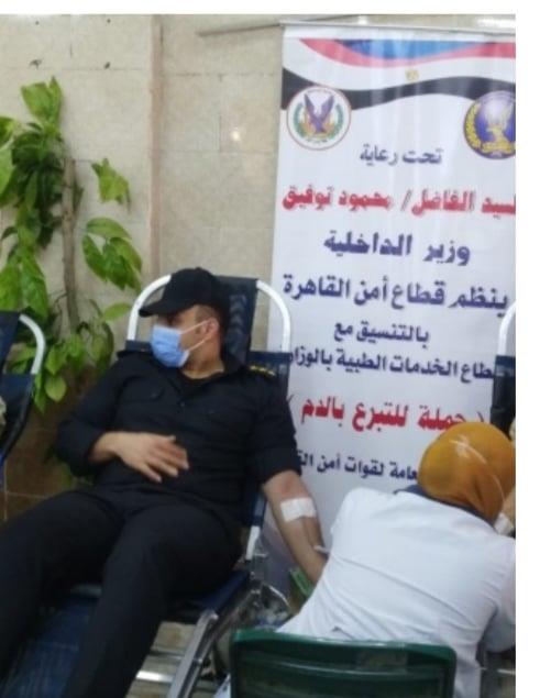  حملة للتبرع بالدم بمديرية أمن القاهرة