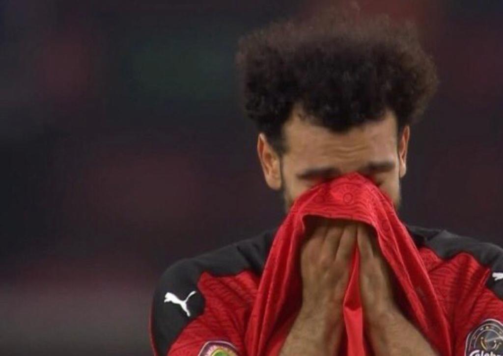  بكاء محمد صلاح بعد خسارة كأس الأمم الإفريقية