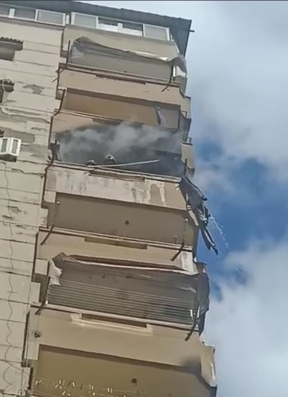 حريق بعقار في الإسكندرية