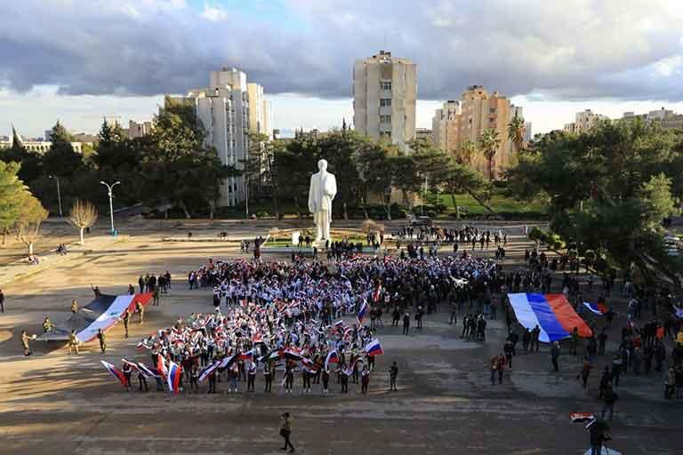 وقفة تضامنية دعما لروسيا ارشيفية