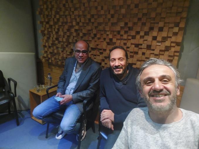 علي وشادي والشاعر ابراهيم عبد الفتاح