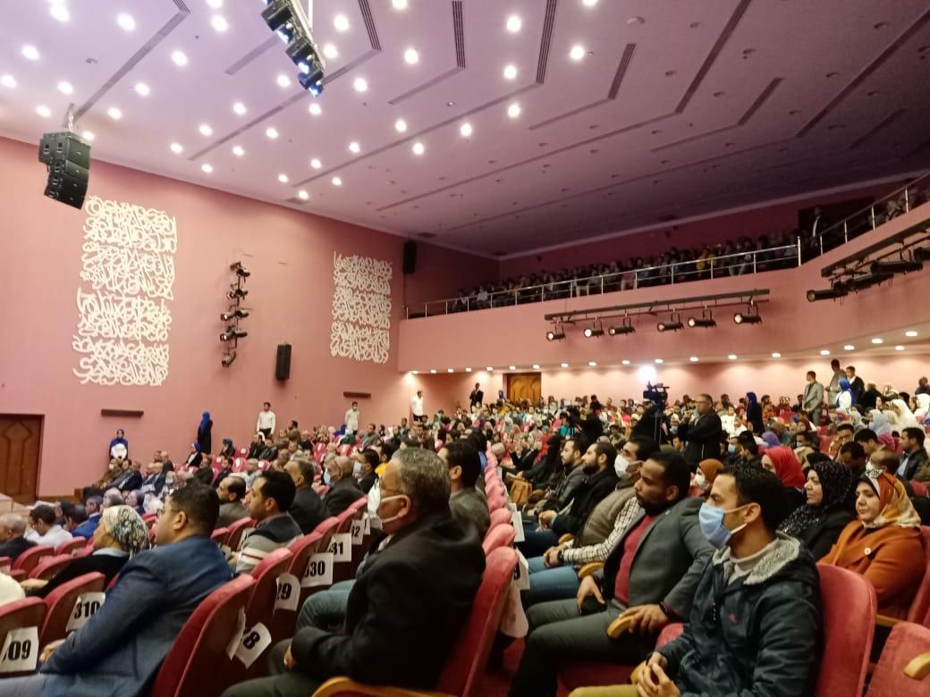 جانب من الحضور في احتفالية الجامعة بكلية التكنولوجيا 