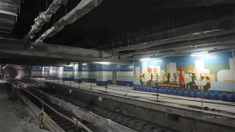 تنفيذ محطات المرحلة الثالثة للخط الثالث من المترو