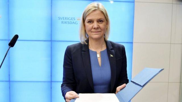 ماغدالينا أندرسون رئيسة الوزراء السويدية