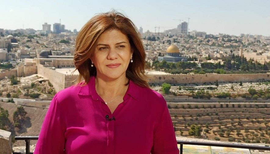 المراسلة الصحفية الفلسطينية شيرين أبو عاقلة 
