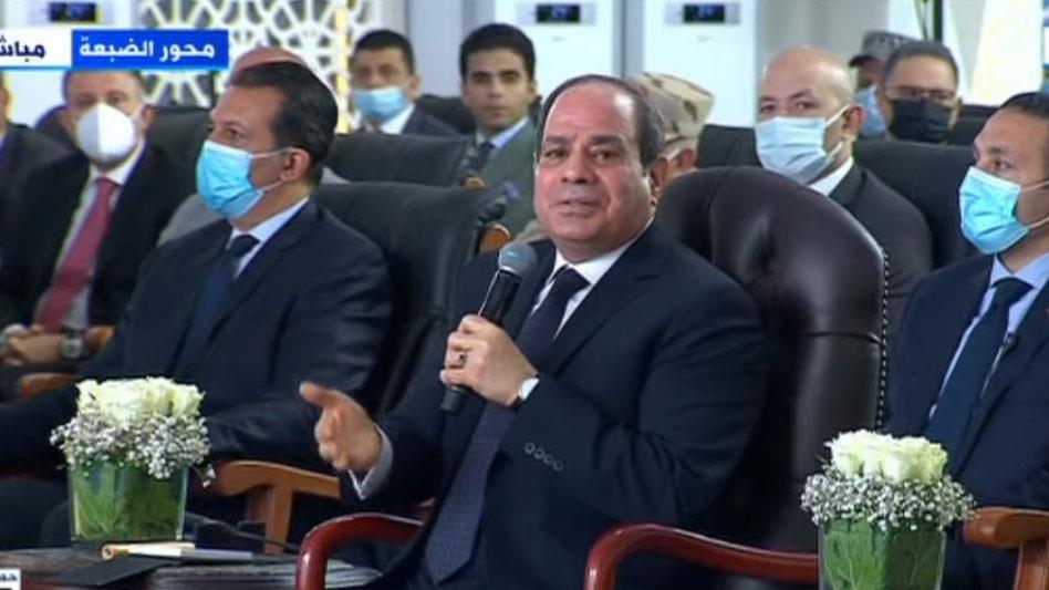 الرئيس السيسي، خلال افتتاح مشروع مستقبل مصر