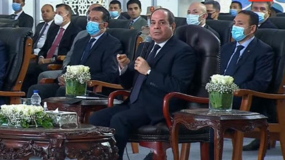 افتتاح الرئيس السيسي لمشروع مستقبل مصر