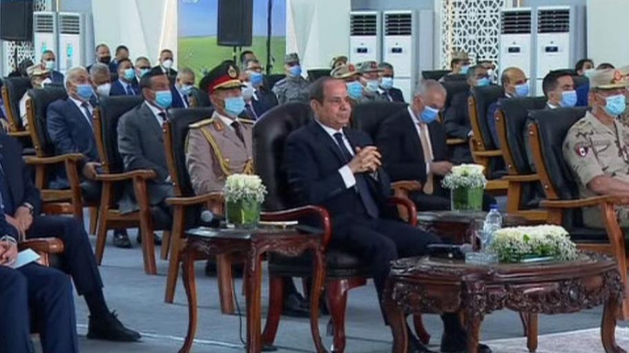 الرئيس السيسي يفتتح مشروع مستقبل مصر للإنتاج الزرا