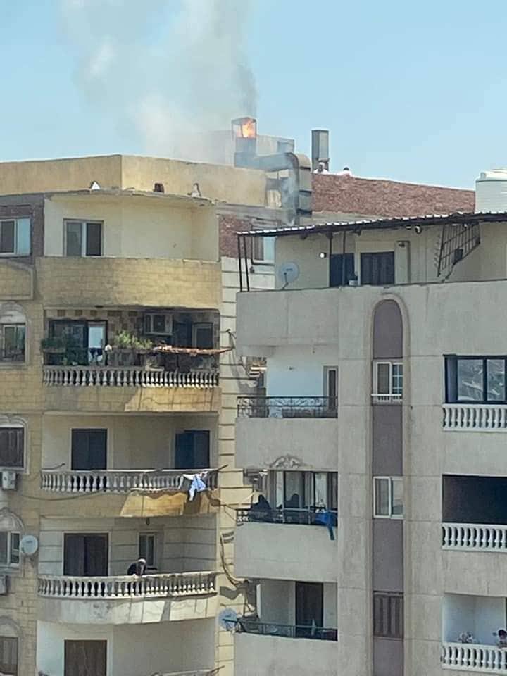 حريق بمطعم شهير بشارع الهرم