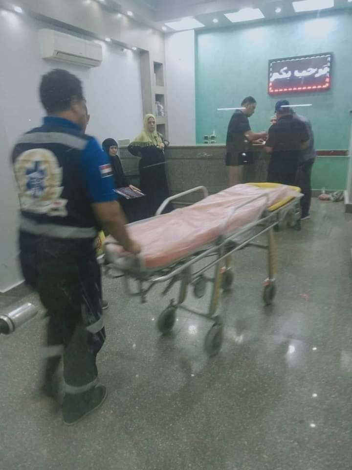 سقوط أسانسير مستشفى في طنطا