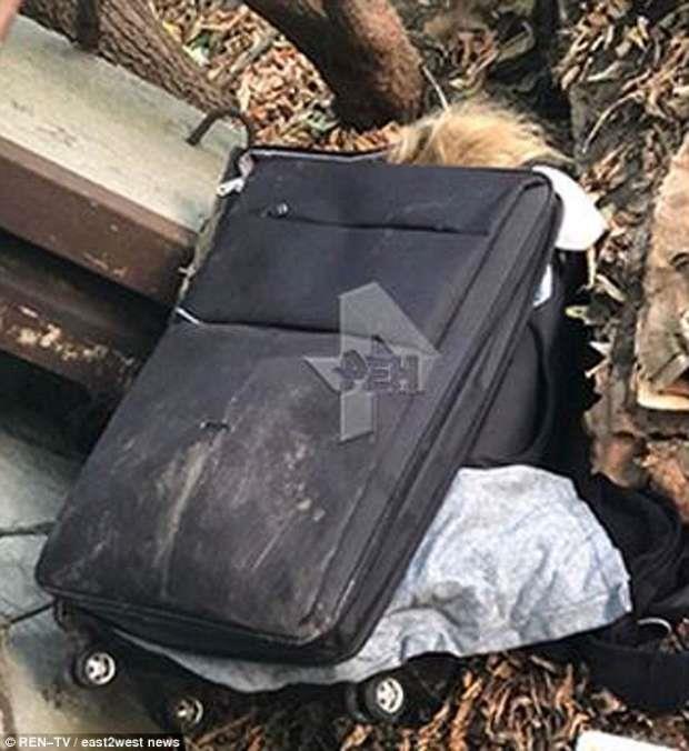 جثة داخل حقيبة سفر