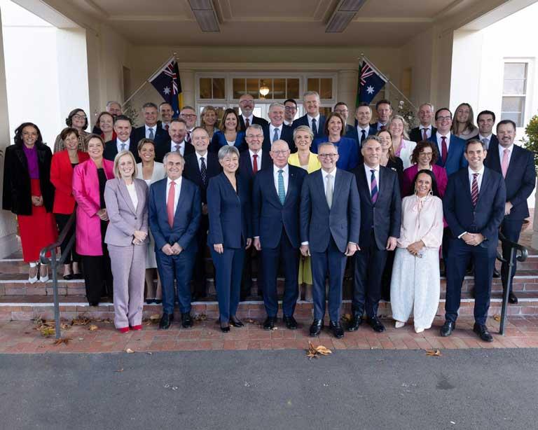 مجلس الوزراء الاتحادي الأسترالي الجديد
