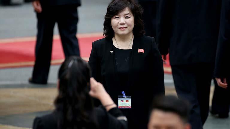 وزيرة خارجية كوريا الشمالية تشوي سون هو