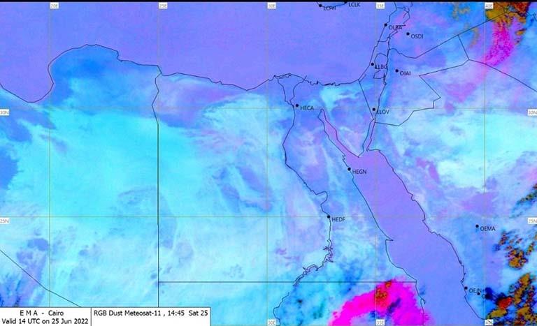 الأرصاد تعلن حالة الطقس بدرجات الحرارة حتى نهاية ا