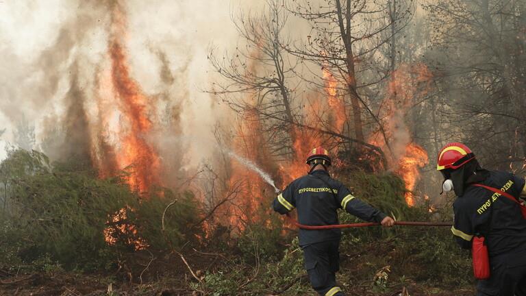حرائق الغابات في شمال شرق إيطاليا