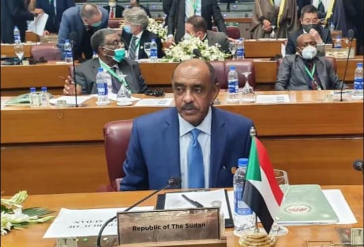 وزير الخارجية السوداني المكلف السفير علي الصادق عل