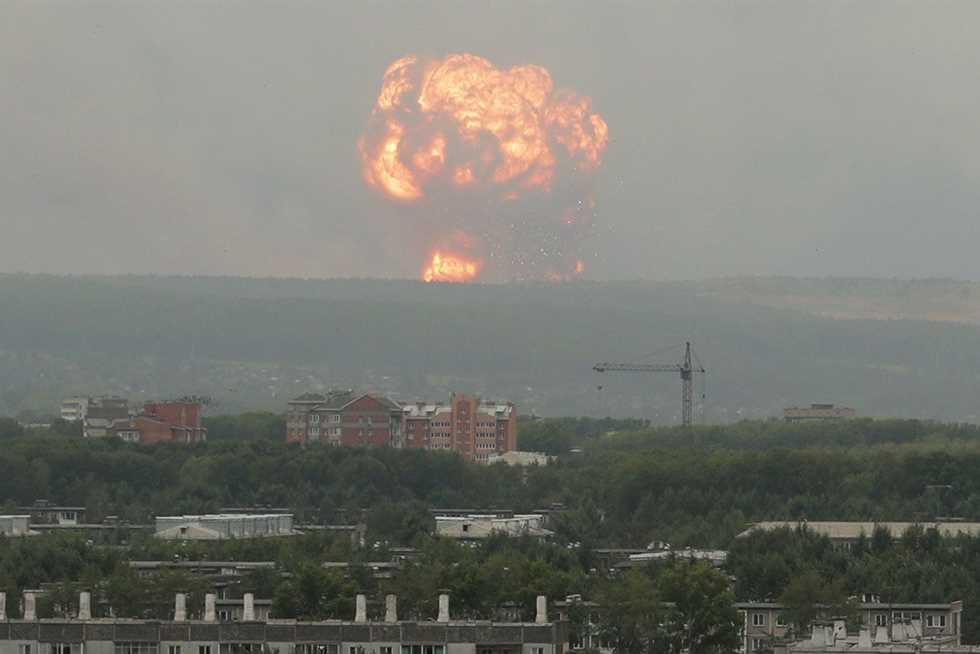 انفجارات في مدينة روسية