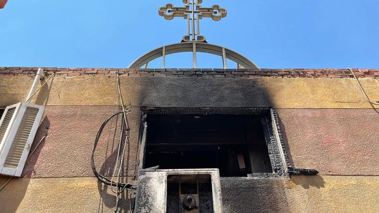 حريق كنيسة المنيرة