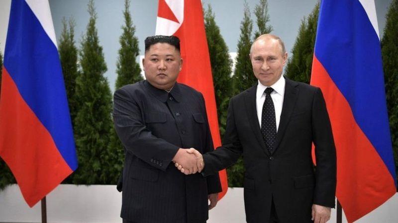 الرئيس الروسي والزعيم الكوري الشمالي