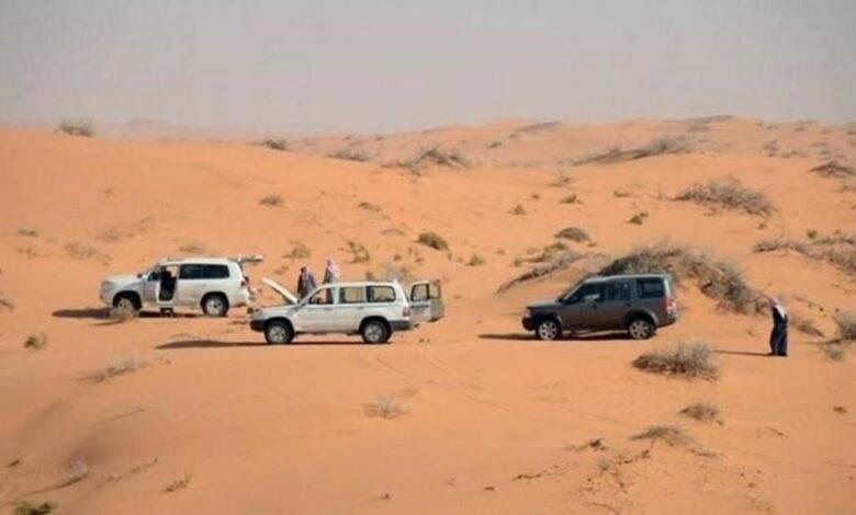 فريق سعودي ينقذ سودانيا كان على وشك الموت في الصحر